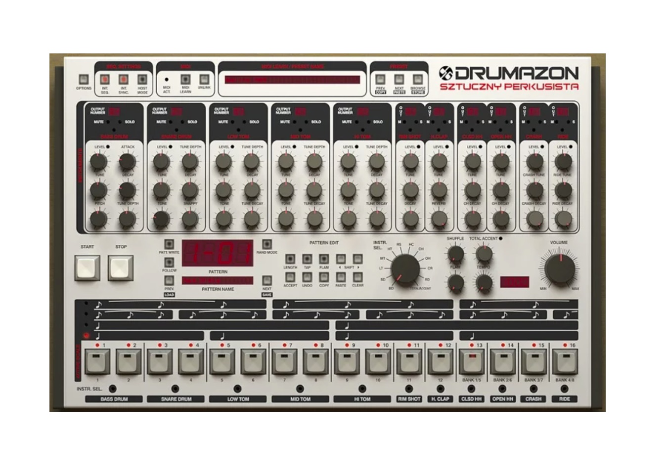 D16 Group Drumazon 1 - 909 Drum Synth